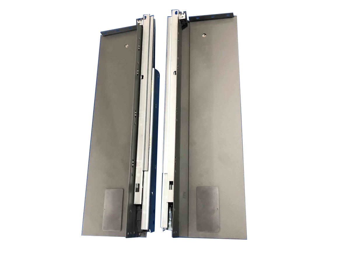 Slim T-box 4D комплект ящика 450мм, темно-серый, h94мм, откр. от нажатия, для ДСП 16мм