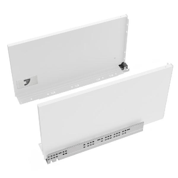 Slim T-box 4D комплект ящика 550мм, белый, боковины h244мм, откр. от нажатия, для ДСП 16мм