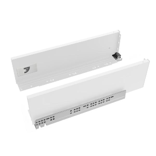 Slim T-box 4D комплект ящика 450мм, белый, боковины h132мм, откр. от нажатия, для ДСП 16мм